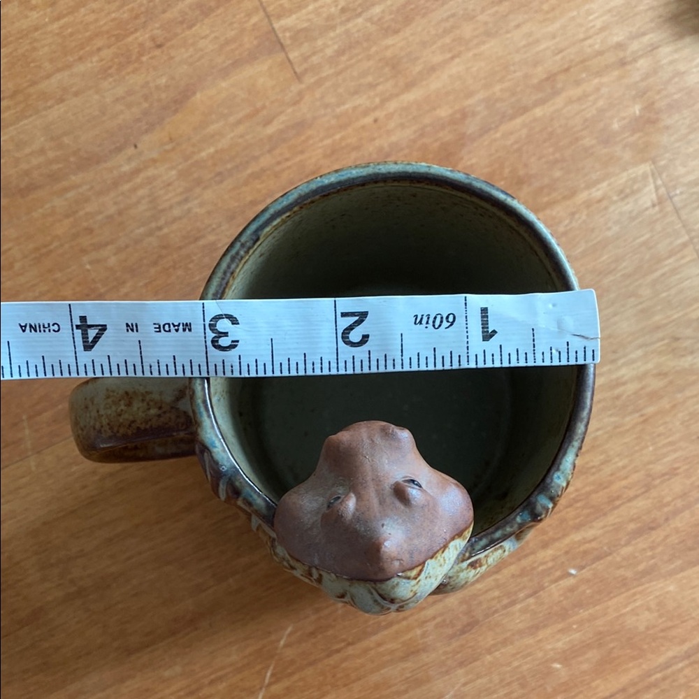 Vintage Stoneware Japan Sea Creature Lizard 3D Mug Coffee Cup - Picture 9 of 9